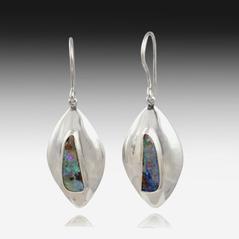 Sterling Silver Opal earrings