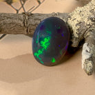 Black Opal Blue Green Oval 10.04ct - Masterpiece Jewellery Opal & Gems Sydney Australia | Online Shop