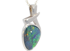 Sterling Silver Opal triplet pendant 25x12.9mm - Masterpiece Jewellery Opal & Gems Sydney Australia | Online Shop