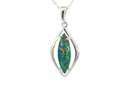 Sterling Silver Opal triplet 31.6x13.1mm pendant - Masterpiece Jewellery Opal & Gems Sydney Australia | Online Shop