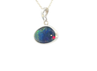 Sterling Silver Opal triplet 20x18.9mm pendant - Masterpiece Jewellery Opal & Gems Sydney Australia | Online Shop