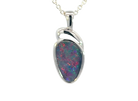 Sterling Silver Opal doublet 12.7x7.5mm pendant - Masterpiece Jewellery Opal & Gems Sydney Australia | Online Shop