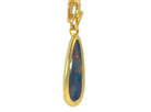 Gold Plated silver Opal doublet 28x6mm pendant - Masterpiece Jewellery Opal & Gems Sydney Australia | Online Shop