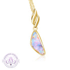 18kt Yellow Gold Boulder opal 1.1ct pendant - Masterpiece Jewellery Opal & Gems Sydney Australia | Online Shop