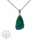 Sterling Silver Opal doublet 20x12mm pendant - Masterpiece Jewellery Opal & Gems Sydney Australia | Online Shop