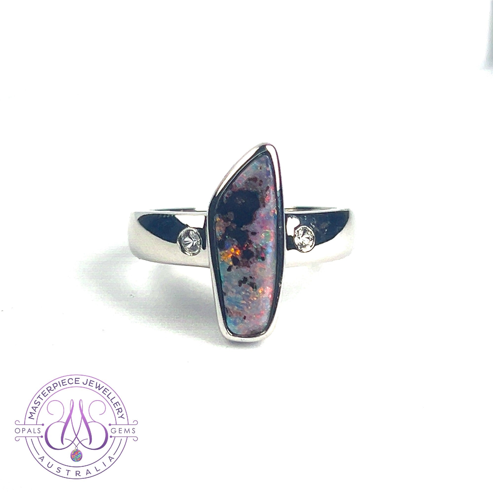 Sterling Silver Boulder opal 2.09ct