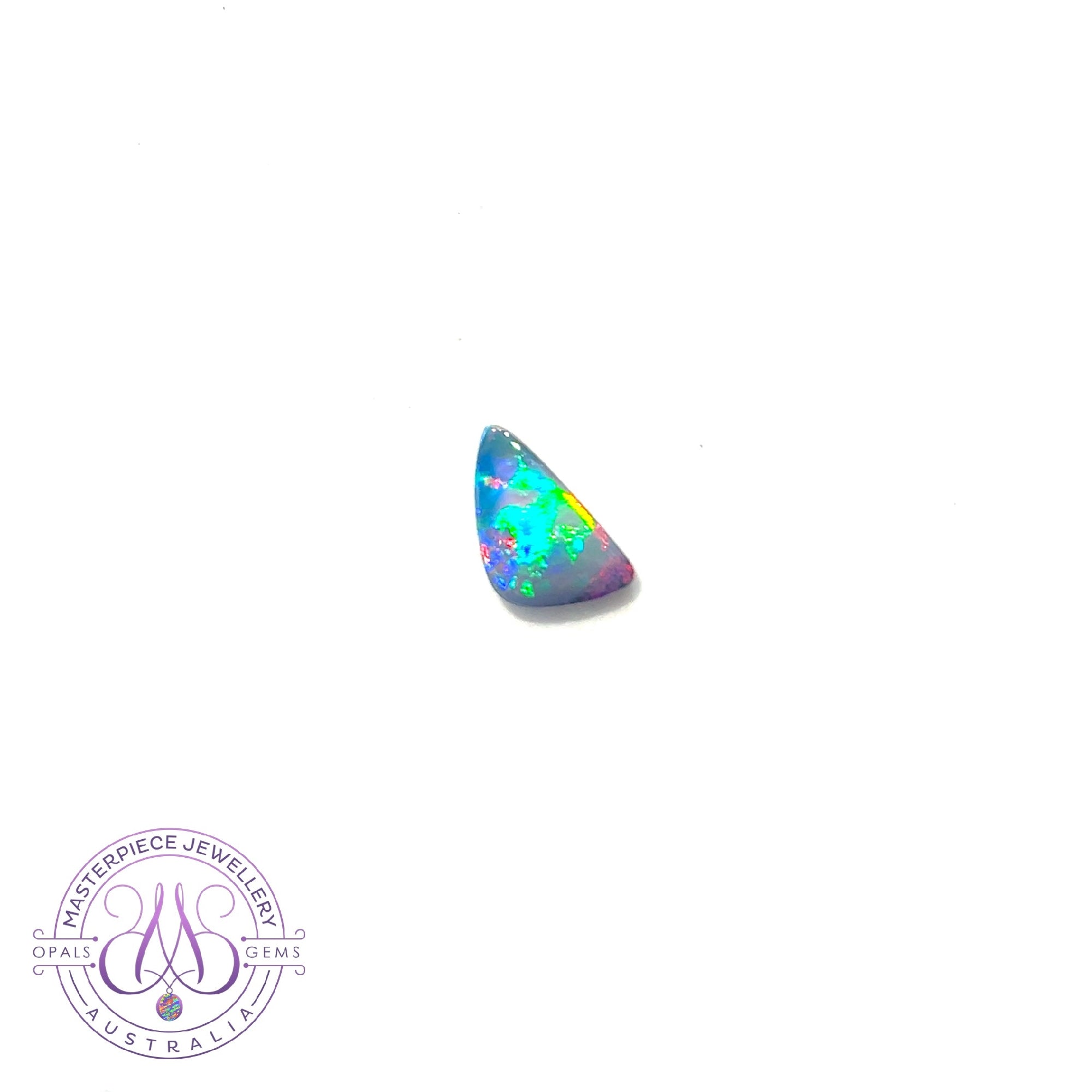 Loose Opal doublet triangle shape 1.9ct