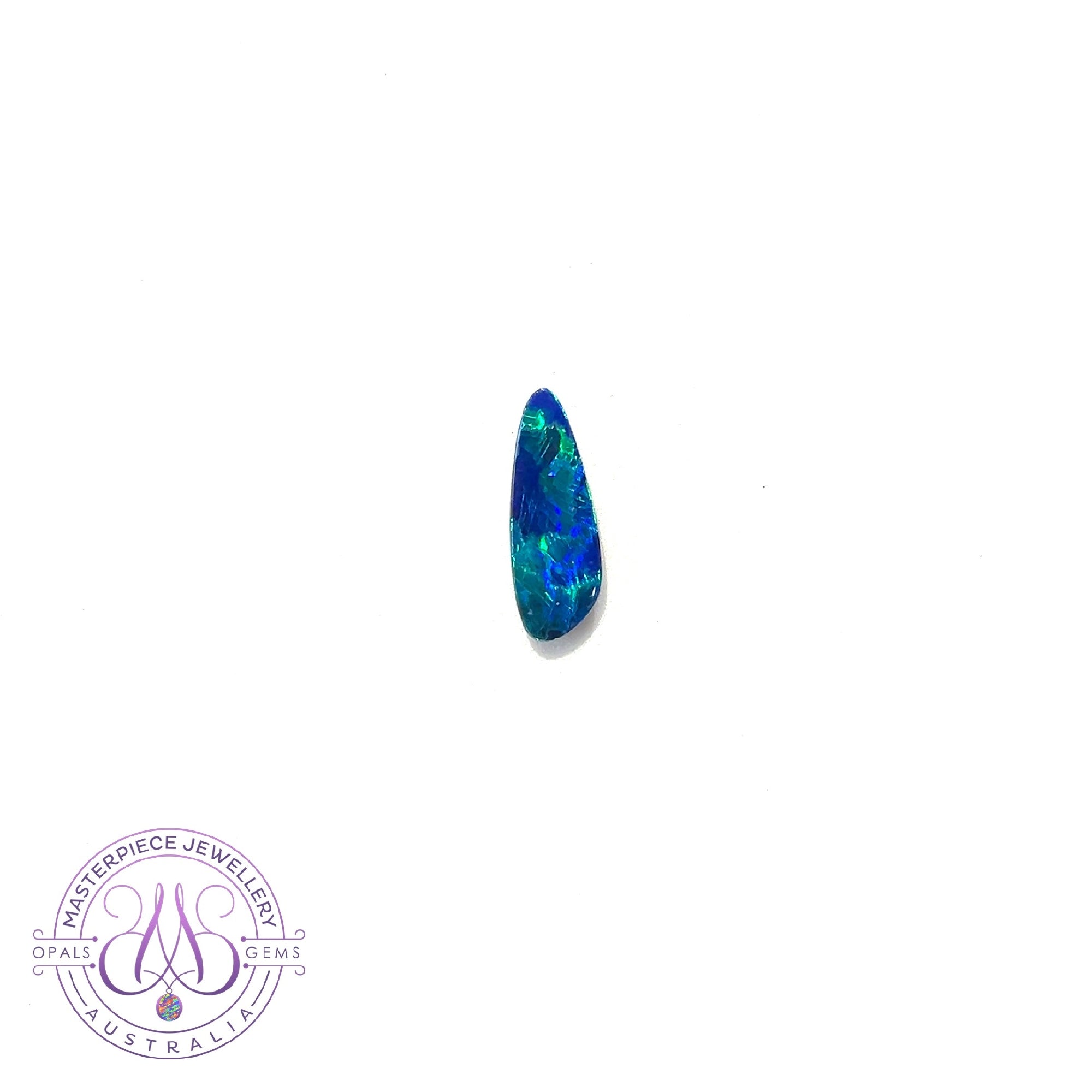 Loose Opal doublet Blue Green 2.94ct