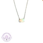 Sterling Silver Crystal Opal 1.14ct necklace