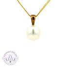 9kt Yellow Gold South Sea Pearl pendant 