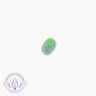 Oval Black Opal 2.62ct Green flashes