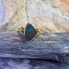 Gold plated sterling silver Boulder Opal 4.6ct - Masterpiece Jewellery Opal & Gems Sydney Australia | Online Shop