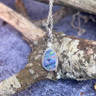 Sterling Silver Opal doublet 22x8.7mm pendant - Masterpiece Jewellery Opal & Gems Sydney Australia | Online Shop