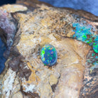 Black Opal 3.35ct Oval - Masterpiece Jewellery Opal & Gems Sydney Australia | Online Shop