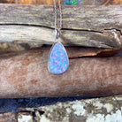 Sterling Silver Opal doublet 20x12mm pendant - Masterpiece Jewellery Opal & Gems Sydney Australia | Online Shop