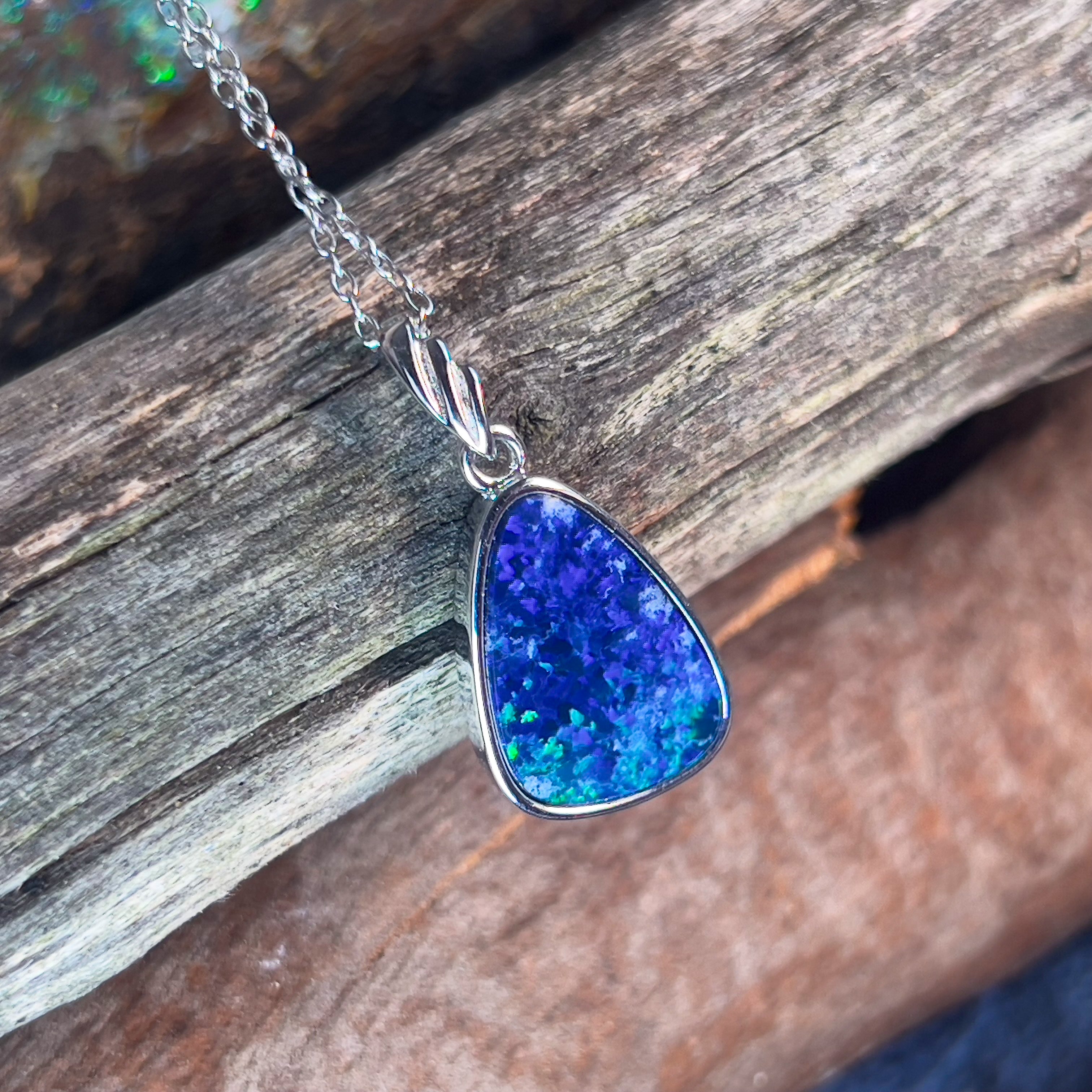 Opal 2025 doublet pendant