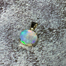 9kt White Gold Crystal Blue Violet Opal pendant - Masterpiece Jewellery Opal & Gems Sydney Australia | Online Shop