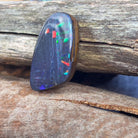 21.12ct Boulder Opal flashes Red Blue Green - Masterpiece Jewellery Opal & Gems Sydney Australia | Online Shop