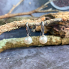 Pair of Sterling Silver dangling hooks with 8-8.5mm Akoya Pearls - Masterpiece Jewellery Opal & Gems Sydney Australia | Online Shop