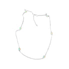 9kt White Gold spacer White Opal necklace - Masterpiece Jewellery Opal & Gems Sydney Australia | Online Shop