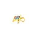 14kt Yellow Gold Turtle shape pendant set with one Boulder Opal 0.74ct - Masterpiece Jewellery Opal & Gems Sydney Australia | Online Shop