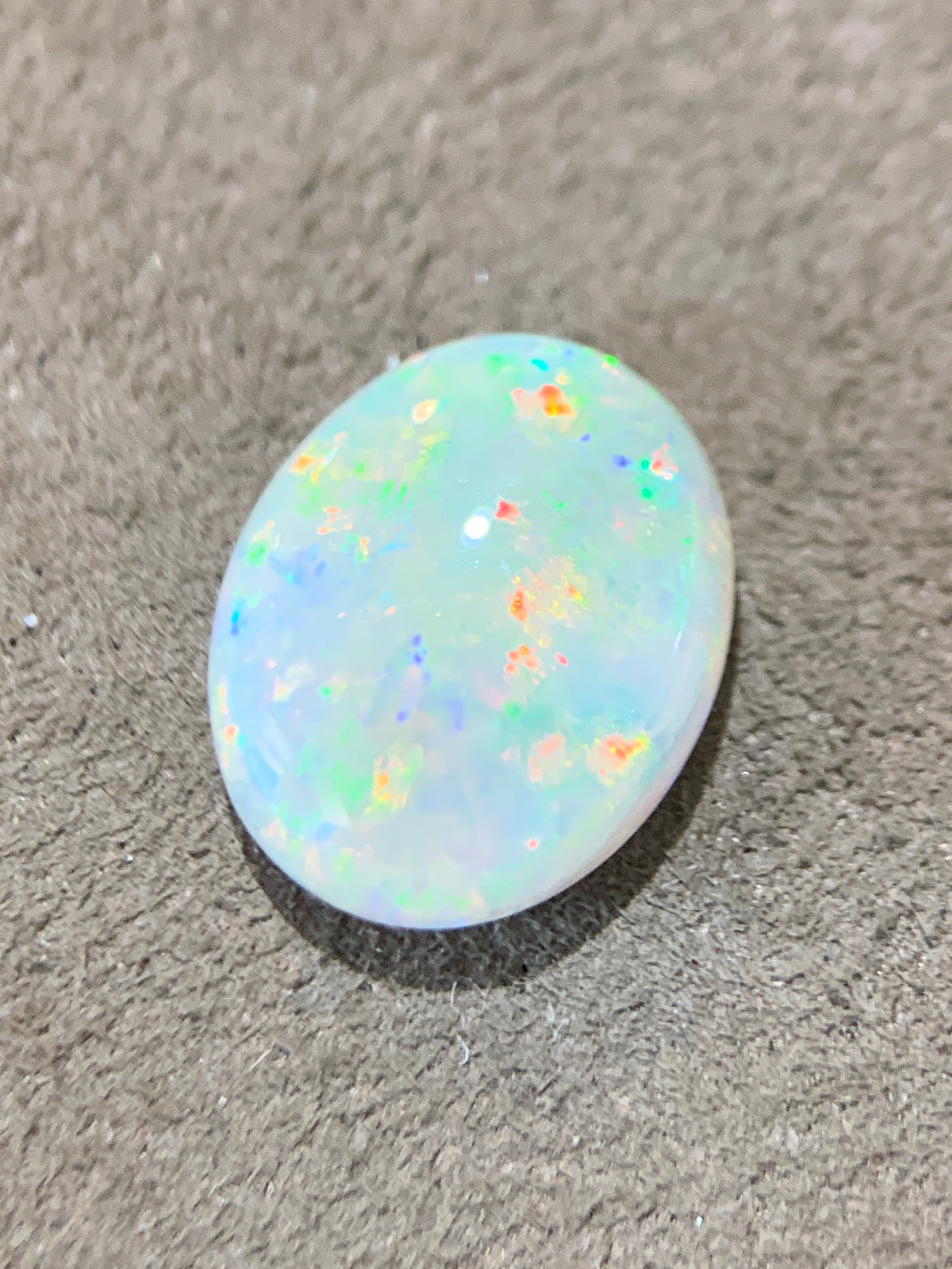 Oval Crystal Fire Opal 2.57ct - Masterpiece Jewellery Opal & Gems Sydney Australia | Online Shop