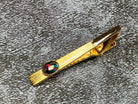 Gold Plated Tie Bar with Opal - Masterpiece Jewellery Opal & Gems Sydney Australia | Online Shop