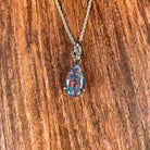 Sterling Silver 13x8mm Opal triplet pendant - Masterpiece Jewellery Opal & Gems Sydney Australia | Online Shop