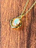 Gold Plated 6x4mm Crystal Opal silver pendants - Masterpiece Jewellery Opal & Gems Sydney Australia | Online Shop