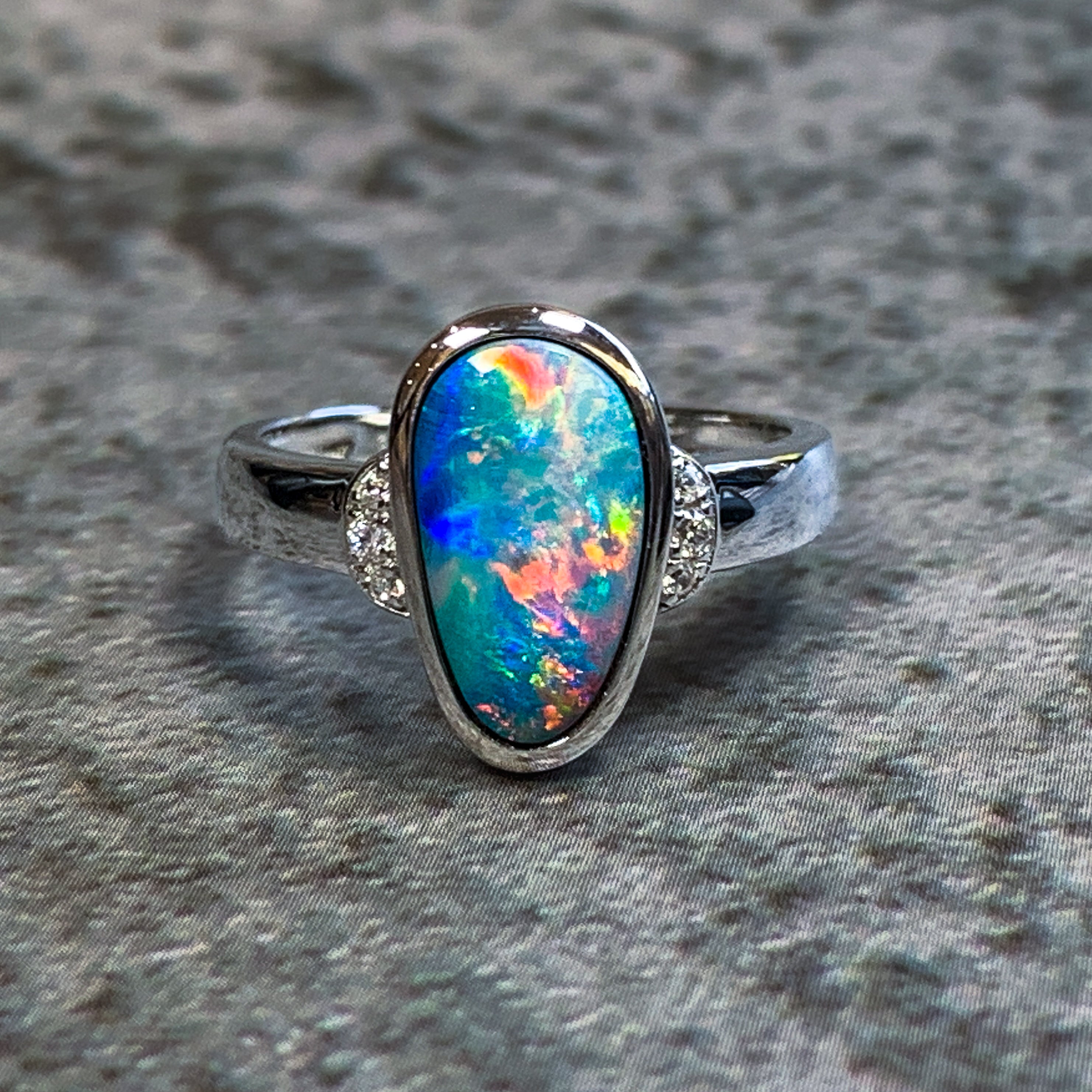 Opal set clearance in silver