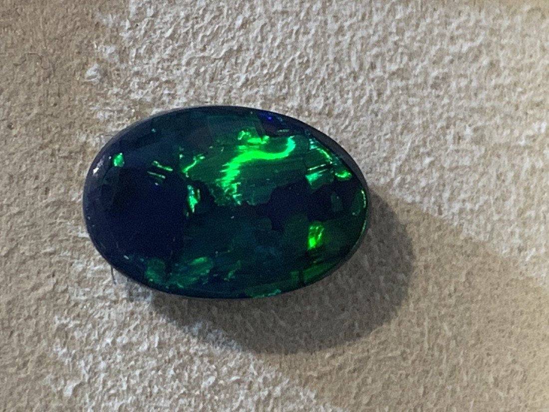 Black Opal 1.56ct - Masterpiece Jewellery Opal & Gems Sydney Australia | Online Shop