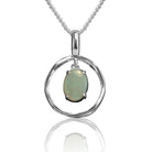 Sterling Silver Opal pendant - Masterpiece Jewellery Opal & Gems Sydney Australia | Online Shop