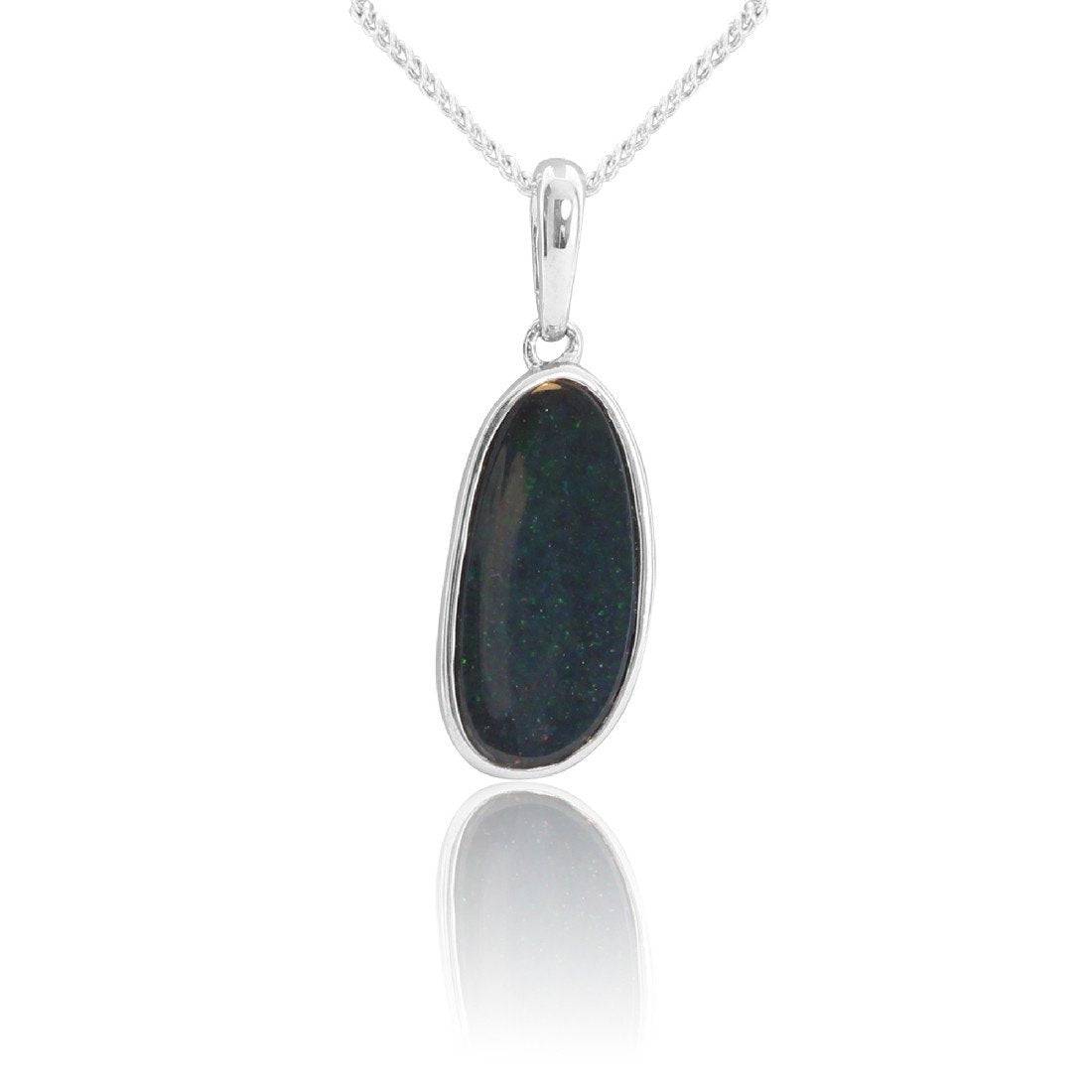 Sterling Silver Opal pendant - Masterpiece Jewellery Opal & Gems Sydney Australia | Online Shop