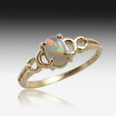 14KT YELLOW GOLD OPAL RING - Masterpiece Jewellery Opal & Gems Sydney Australia | Online Shop