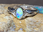 18kt White Gold Crystal Opal solitaire ring - Masterpiece Jewellery Opal & Gems Sydney Australia | Online Shop