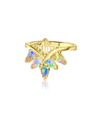 18kt Yellow Gold Marquise style Opal ring - Masterpiece Jewellery Opal & Gems Sydney Australia | Online Shop