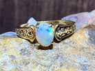 18kt Yellow Gold Opal ring - Masterpiece Jewellery Opal & Gems Sydney Australia | Online Shop