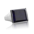 Sterling Silver Black Opal ring - Masterpiece Jewellery Opal & Gems Sydney Australia | Online Shop