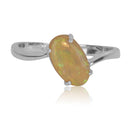 Sterling Silver Black Opal ring - Masterpiece Jewellery Opal & Gems Sydney Australia | Online Shop