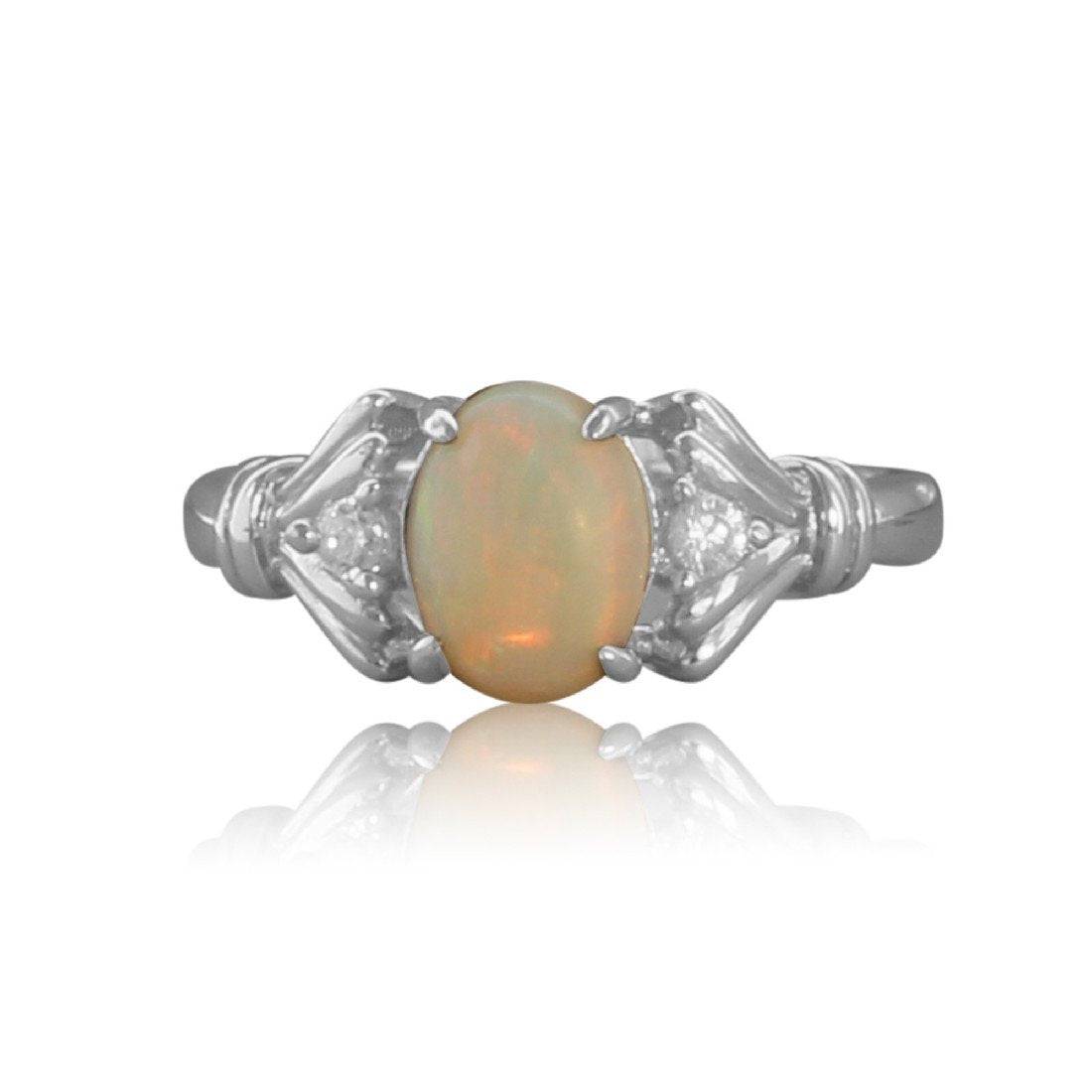 Sterling Silver Opal ring - Masterpiece Jewellery Opal & Gems Sydney Australia | Online Shop