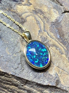 OPAL TRIPLET 12X10MM PENDANT - Masterpiece Jewellery Opal & Gems Sydney Australia | Online Shop